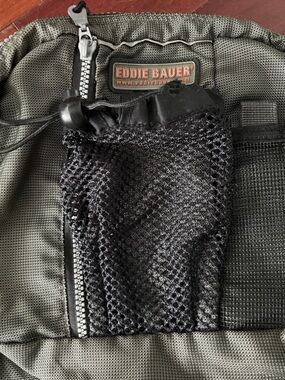 Eddie Bauer Olive Green Waist or Across the Body with Black Mesh Pocket